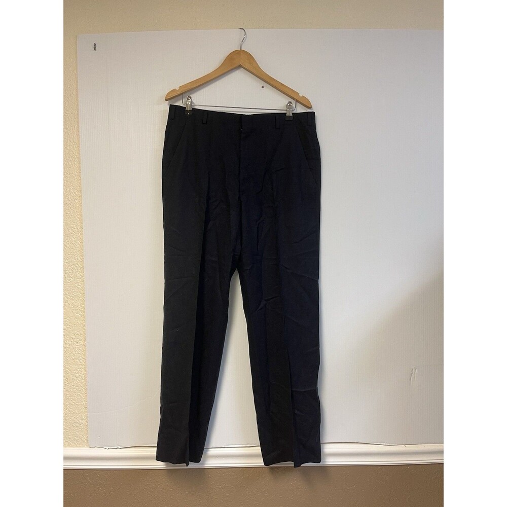 Vintage Hart Schaffner & Marx Men’s Dress Pants – Dark Navy Woolmark Certified